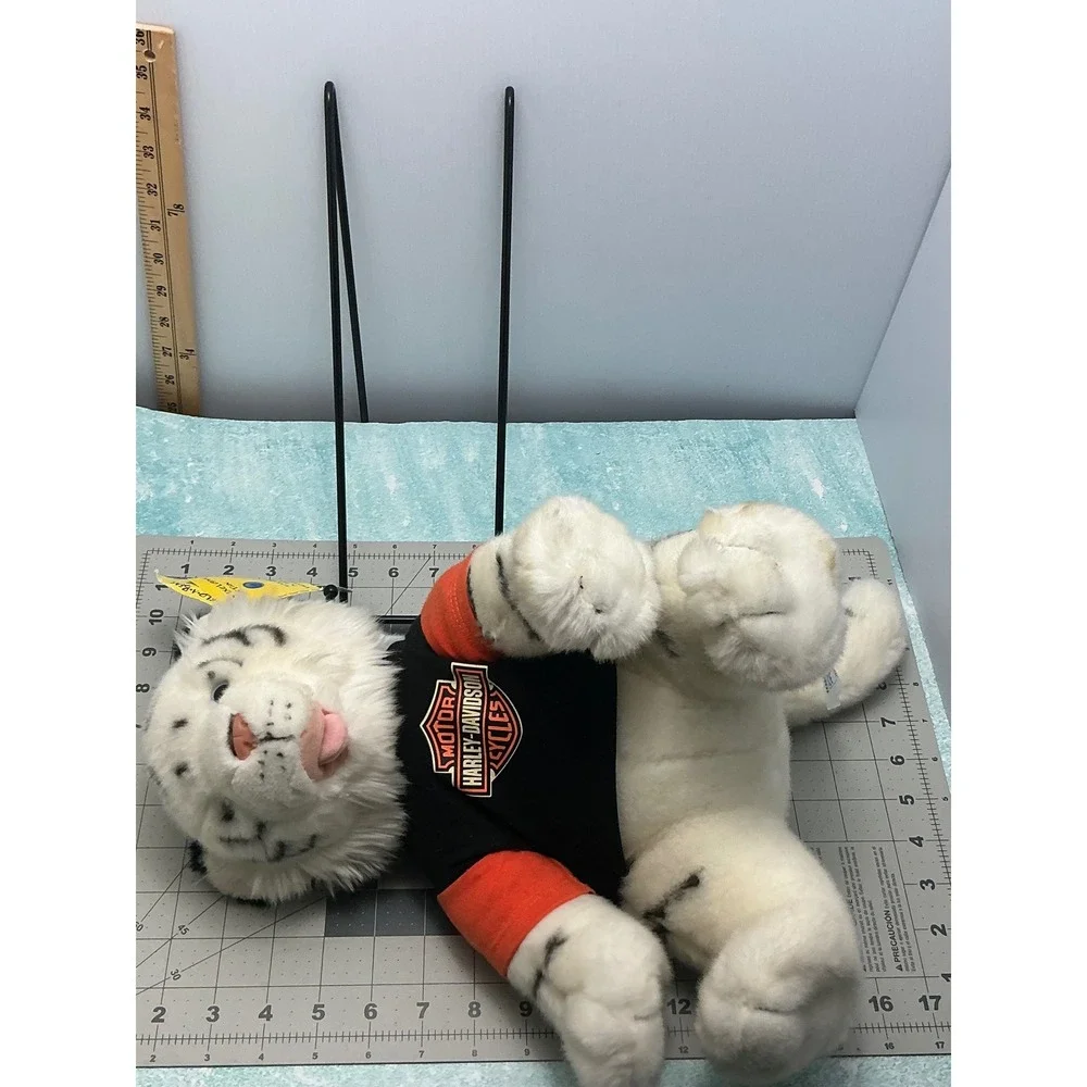 Build-A-Bear White Tiger Plush Harley-Davidson Beary Exclusive Edition 16in